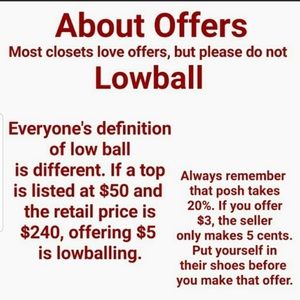 Offer guidance. please read before making an offer